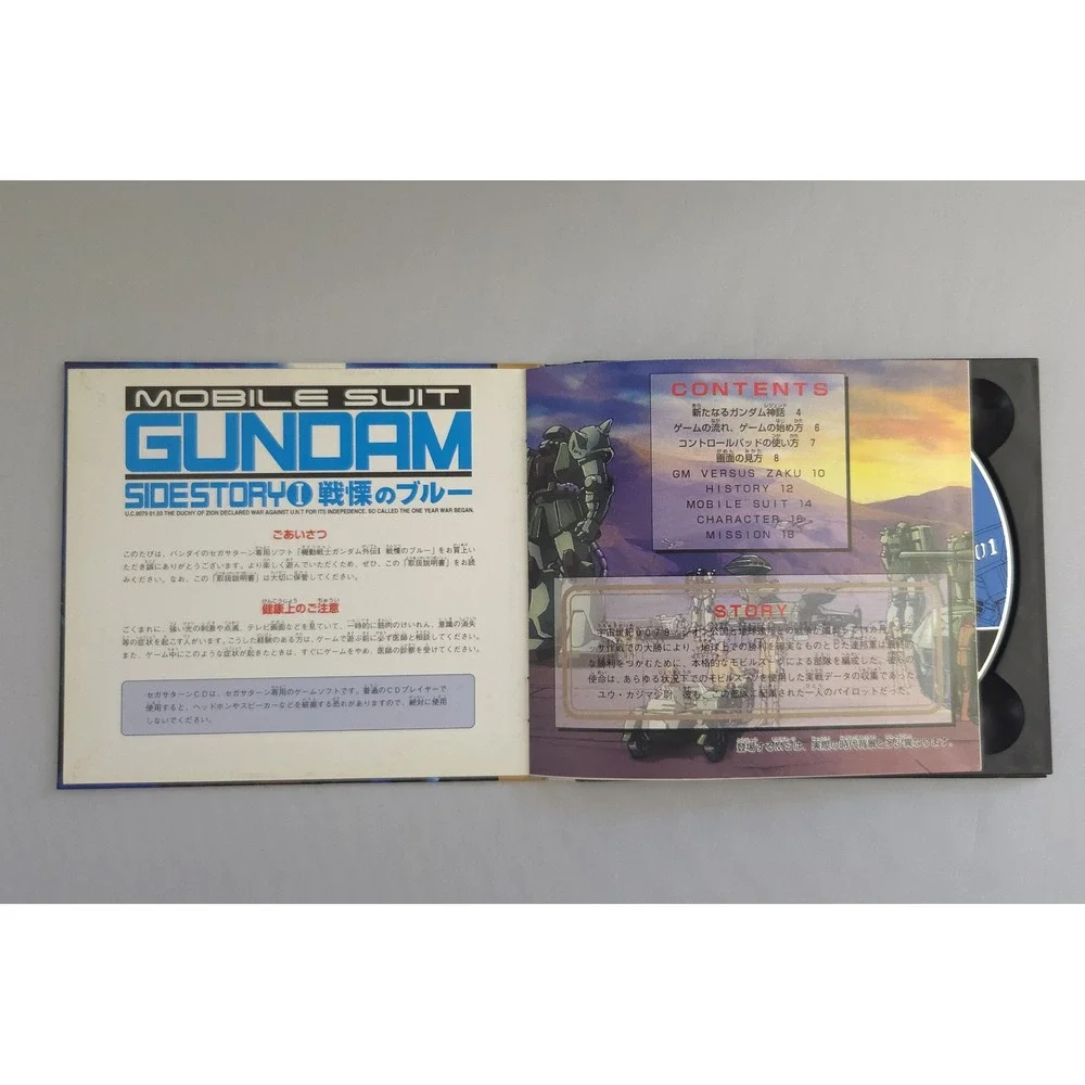 Mobile Suit Gundam Sidestory I - Sega Saturn (Japan Import) - CIB